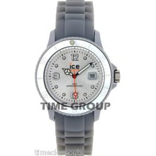 Ice Watch Sisrus09 Silver Gray Silicon Unisex Sili Forever 43mm Si.sr.us.09