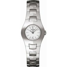 In Box Tissot Women's T-round Stainless Steel Bracelet Watch T64128532