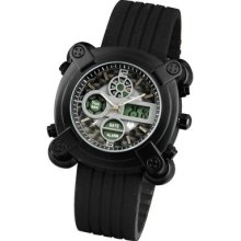 Infantry Digital Analog Mens Gents Wrist Watch Dual Core Military Black Rubber