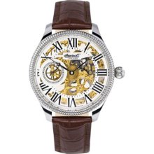 Ingersoll Women's Automatic Watch In7904whg With Leather Strap