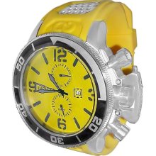 Invicta 1054 Corduba Mens Yellow Dial Watch