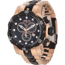 Invicta 10573 Venom Reserve Black Dial Two Tone Stainless Men's Watch
