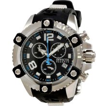 Invicta 11169 Reserve Arsenal Black Dial Blue Rubber Strap Men's Watch