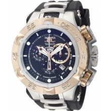 Invicta 12880 Men's Watch Subaqua Rubber Bracelet Black Dial Day And Date