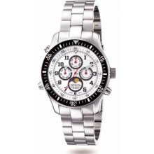 Invicta II Multi-Function White Dial Moon Phase Inv4043