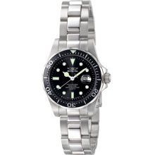 Invicta Ladies Stainless Steel Pro Diver Black Dial 4862