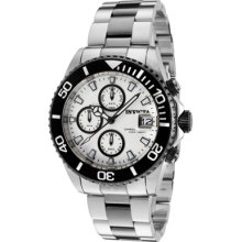 Invicta Men 10503 Diver Chronograph White Dial Stainless Steel Watch $695