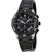 Invicta Menâ€™s Signature Quartz Chronograph Date Tachymeter Black Watch 7351