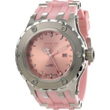 Invicta Men's 1399 Subaqua Reserve Gmt Pink Dial Pink P