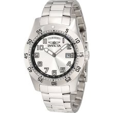 Invicta Men's 5249s Pro Diver Stainless Steel Silver Dial Watch $325