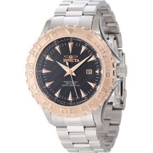 Invicta Men's Pro Diver Quartz Black Dial Stainless Steel Watch 12557
