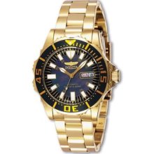 Invicta Mens Pro Diver Collection Abyss Automatic Black Mop Dial Gold Tone Watch