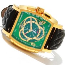 Invicta Men's S1 Rally Swiss Made Quartz Chronograph Leather Strap Watch