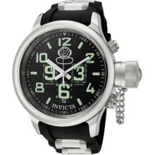 Invicta Mens Siganture Russian Diver Quinotaur Chronograph Black Face