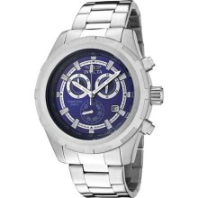 Invicta Men's Specialty Chronograph Blue Dial Stainless Steel ...