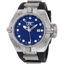 Invicta Men's Subaqua Noma Iv Blue Gmt Dial Rubber Strap Watch In1155