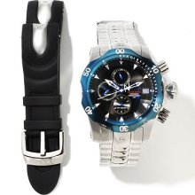 Invicta Reserve Venom Valgranges Stainless Steel Watch W\ 3 Slot Box 10173