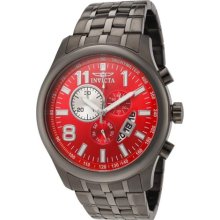 Invicta Swiss Chronograph II Collection Gunmetal Ion-Plated Stainless