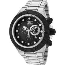 Invicta Watch 1527 Men's Subaqua Chronograph Black Dial Stainless Steel