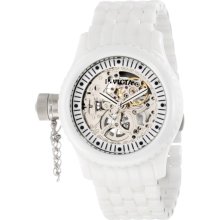 Invicta Women's 1896 Russian Diver Mechanical Silver Skeleton Dial Wat