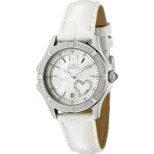 Invicta Women's Invicta II White Mother Of Pearl Dial White Genui ...