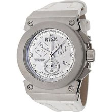 Invicta Womens Reserve Russian Diver Akula Swiss Made Chronograph White Watch