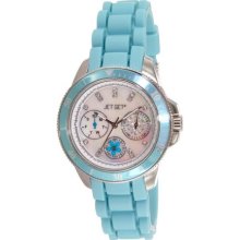 Jet Set Womens Amsterdam Stainless Watch - Blue Rubber Strap - Blue Dial - JETJ50962-142