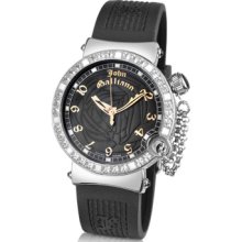 John Galliano Designer Women's Watches, L'Elu - Ladies' Jeweled Stainless Steel Dress Watch