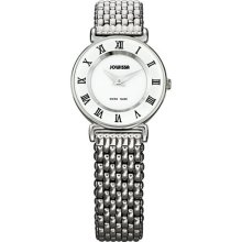 Jowissa Women's J2.003.S Roma 24 mm White Dial Roman Numeral Stai ...