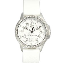 Juicy Couture 'Jetsetter' Silicone Strap Watch