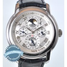 Jules Audemars Equation of Time (WG / Silver / Leather Strap)