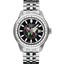 Justex 0131-3942-1130 Akropolis Gmt Mens Watch Low Price Guarantee + Free Knife