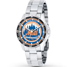 Kay Jewelers Men's MLB Watch New York Mets Stainless Steel- Men's Watches