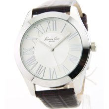 Kc2677 Kenneth Cole Large Leather Fashion Womens Watch