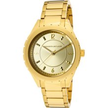 Kenneth Jay Lane Watches Women's Gold Sunray Dial Goldtone IP Stainles