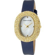 Kenneth Jay Lane Watches Women's Jonquil White MOP Dial Goldtone IP SS