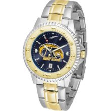 Kent State Golden Flashes Mens Two-Tone Anochrome Watch