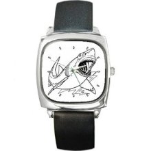 Killer Shark Unisex Square Wrist Watch New