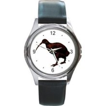 Kiwi New Zealand Bird Unisex Round Wrist Watch