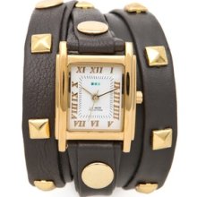 La Mer Collections Pyramid Stud Wrap Watch