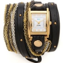 La Mer Collections Venice Stud Wrap Watch