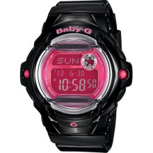 Ladies' Casio Baby-G Digital Gloss Black Watch