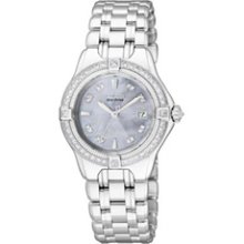 Ladies' Citizen Eco-Drive Signature Diamond Series Watch with Mother-of-Pearl Dial (Model: EW2060-54Y) miscellaneous