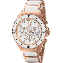 Ladies' Rose Gold & White Pulse Watch
