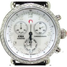 Ladies Women Diamond Michele Watch CSX-36 Day MWW03M000002 0.60ct