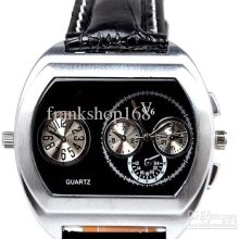 Leather Watch For Man Quartz Business Watch For 2012 Year Gift Watch