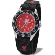 Liverpool Official Football Childrens Youth Wrist Watch Nylon Strap Xmas Gift