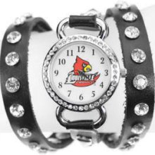 Louisville Cardinal watch : Louisville Cardinals Wrap Watch - Black