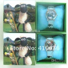 Lovely 10pcs Cartoon Shaun The Sheep Watch Wrist Watches With Box &a