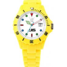 LTD-050120 LTD Watch Unisex Vs Jls White Dial And Yellow Polycarbonate...